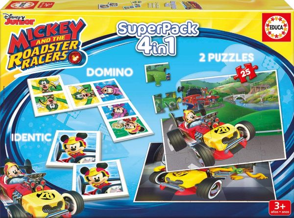 *Educa Superpack Mickey and the Roadster Races 4 in 1