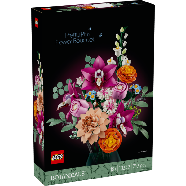 Lego Botanicals Bouquet di fiori rosa