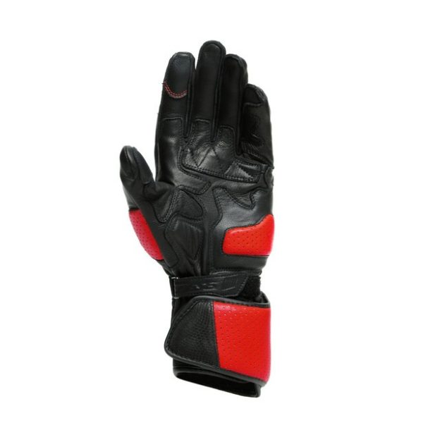 Guanti racing Dainese Impeto Black red gloves - immagine 3