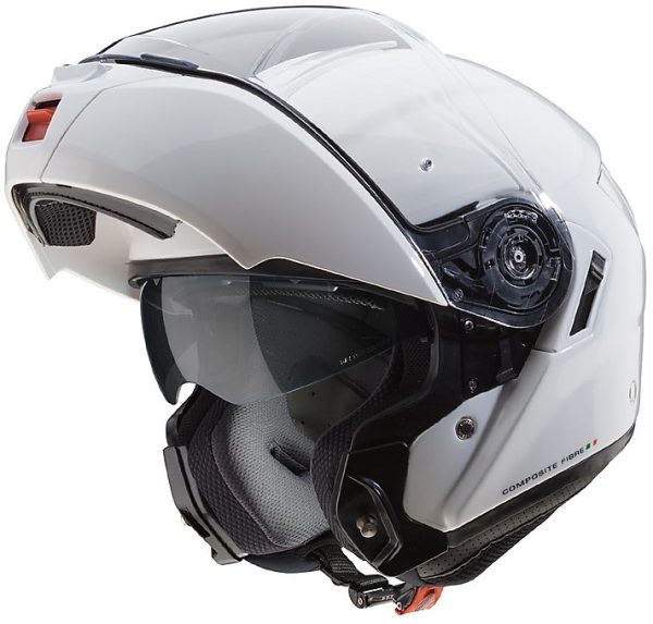 Casco modulare Caberg Levo white helmet casque - immagine 2