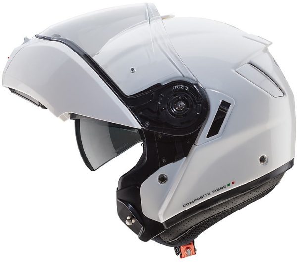 Casco modulare Caberg Levo white helmet casque - immagine 4