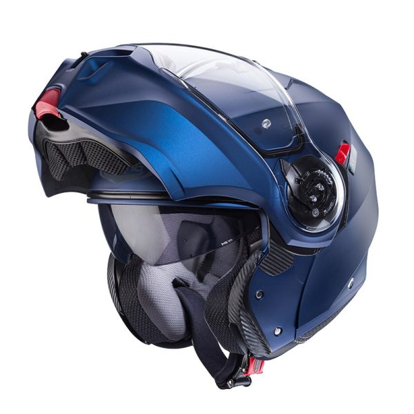 Casco modulare Caberg Duke EVO Matt Blu helmet - immagine 3