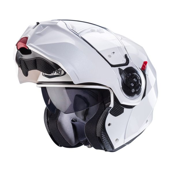 Casco modulare Caberg Duke EVO white helmet - immagine 2