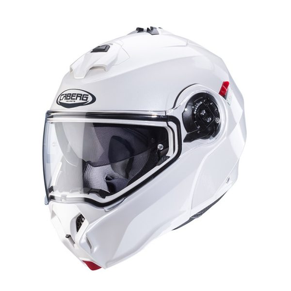 Casco modulare Caberg Duke EVO white helmet