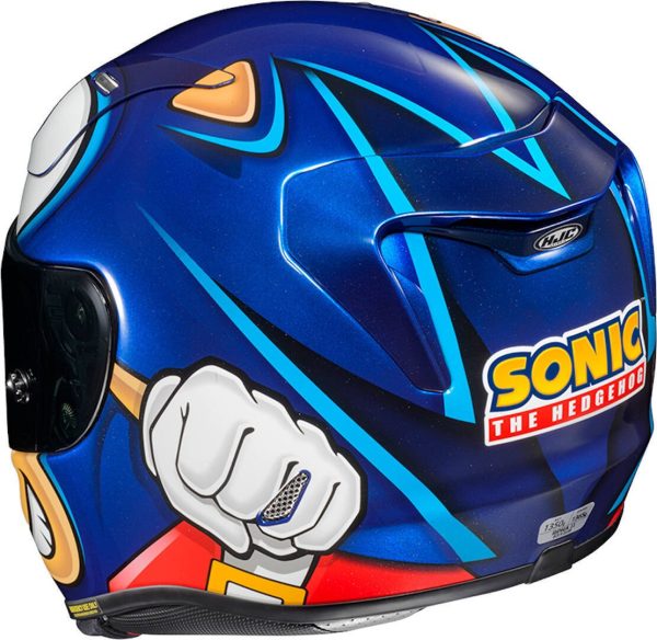 Casco integrale Hjc Rpha 11 SONIC SEGA helmet - immagine 6