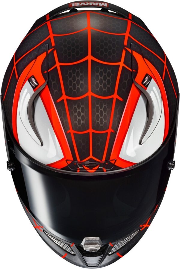 Casco integrale Hjc Rpha 11 SPIDERMAN MILES MORALES MARVEL helmet - immagine 9