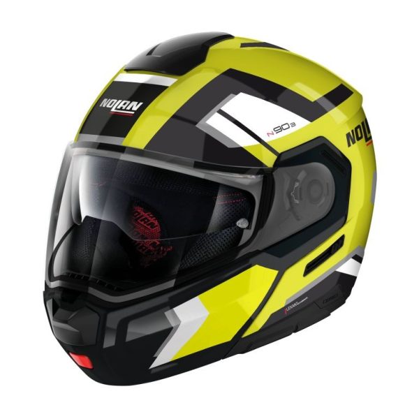 Casco modulare Nolan N90-3 LIGHTHOUSE YELLOW 48 helmet casque