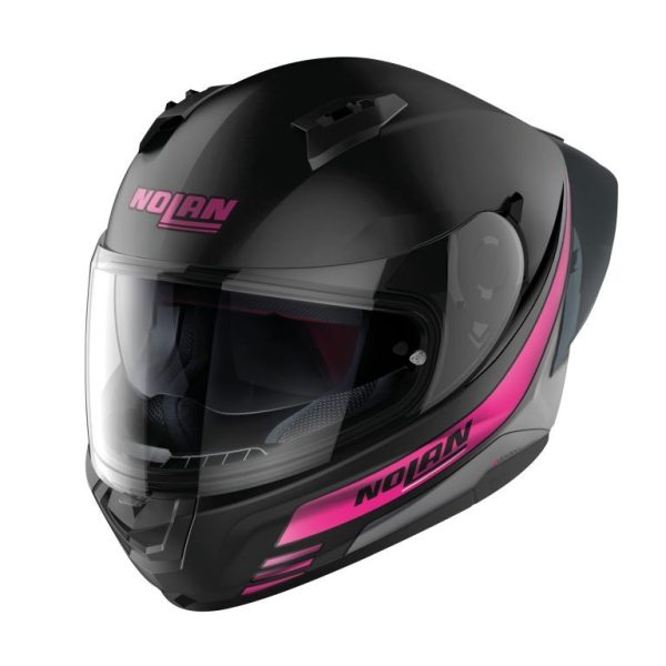 Casco integrale donna Nolan N60-6 SPORT OUTSET FLAT BLACK FUCSIA 23 woman helmet casque