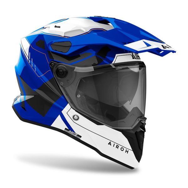 Casco Airoh Commander 2 REVEAL WHITE BLU helmet casque