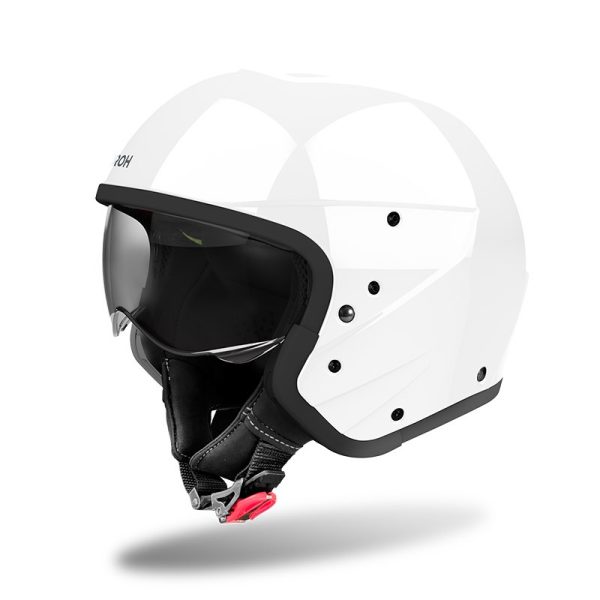 Casco modulare Airoh J110 white gloss helmet - immagine 2