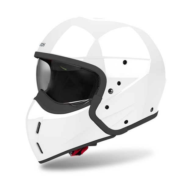 Casco modulare Airoh J110 white gloss helmet - immagine 4