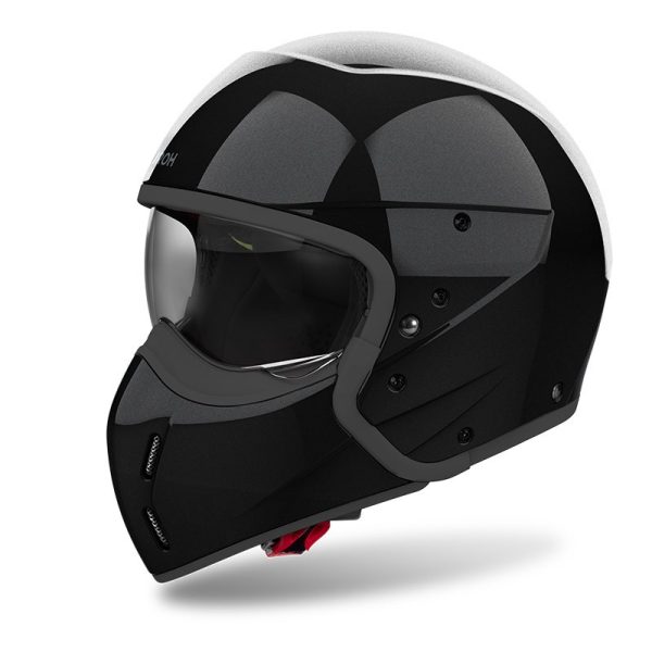 Casco modulare Airoh J110 black glitter helmet