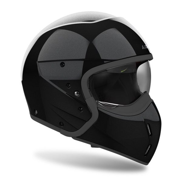 Casco modulare Airoh J110 black glitter helmet - immagine 4